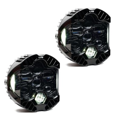 DOT LP6 LED Headlight Replacement Pair Universal (White)