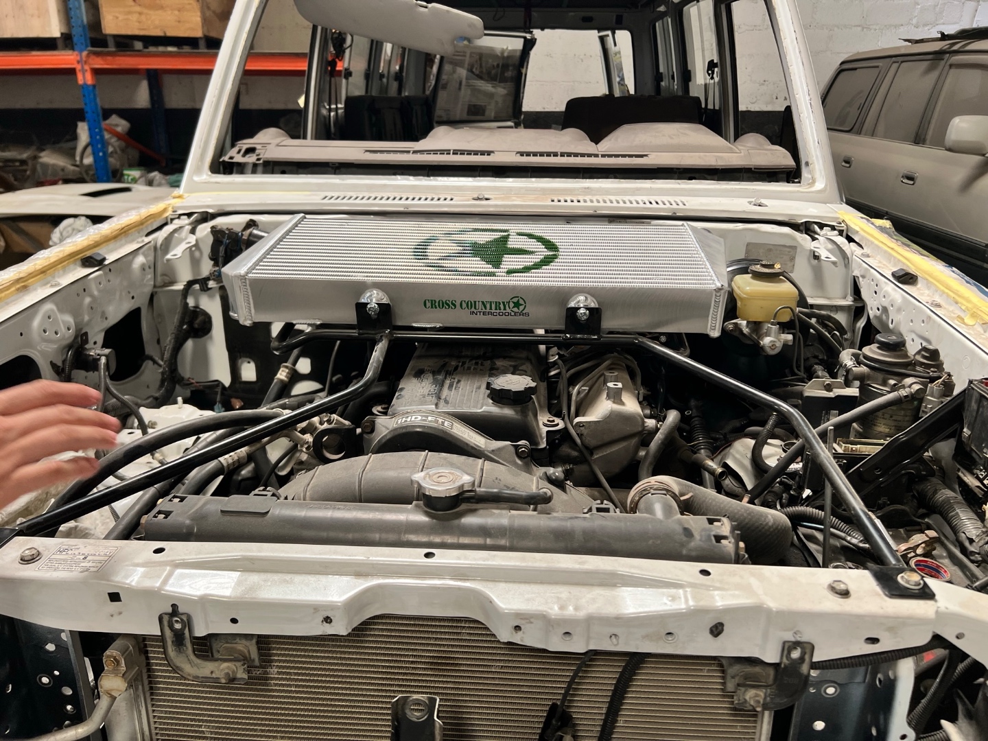 1HD-FTE Engine with intercooler