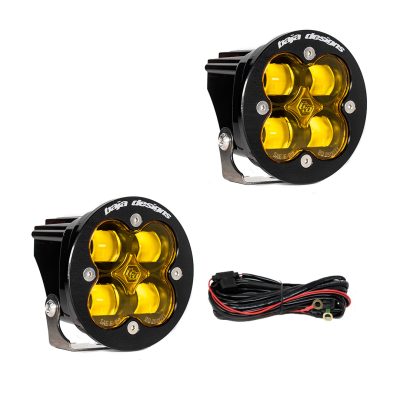Squadron-R SAE Pair LED Spot Baja Amber