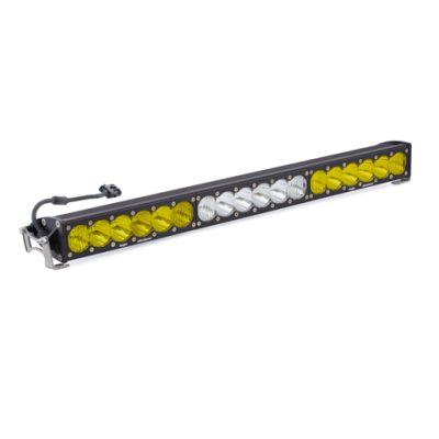 30 Inch LED Light Bar Baja Amber/White Dual Control OnX6 Series