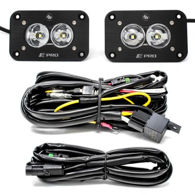 Flush Mount LED Light Pod Kit Pair S2 Pro