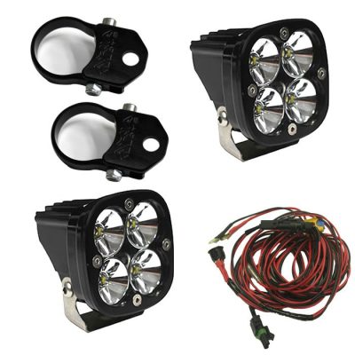 LED Light Pods Kit W/Vertical Mounts Harness Squadron Pro