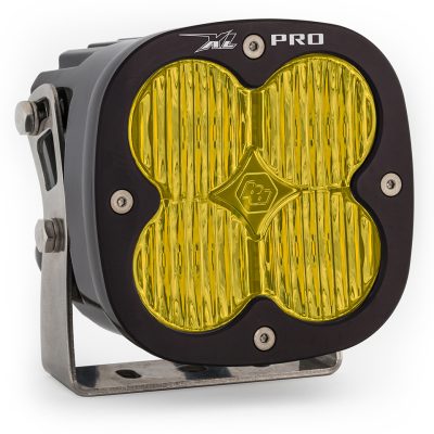 LED Light Pods Amber Lens Spot Pair XL Pro