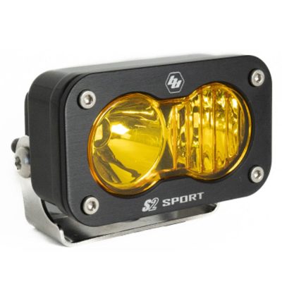 LED Work Light Baja Amber Lens Driving Combo Pattern Each S2 Sport