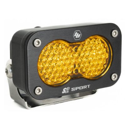 LED Work Light Amber Lens Each S2 Sport