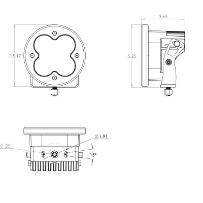 XL-R Sport LED Driving/Combo Baja Amber