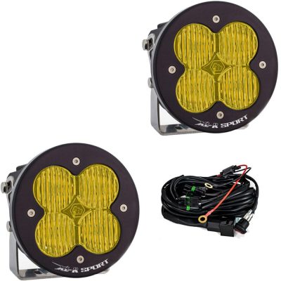 LED Light Pods Amber Lens Spot Pair XL R Sport