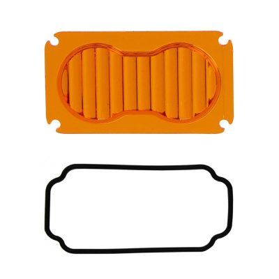 S2 Light Pod Lens Kit (Wide Cornering; Factory Amber)