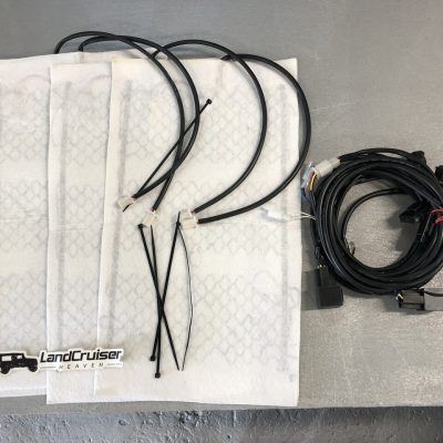 Carbon Fiber 2 Seat Heated Seat kit