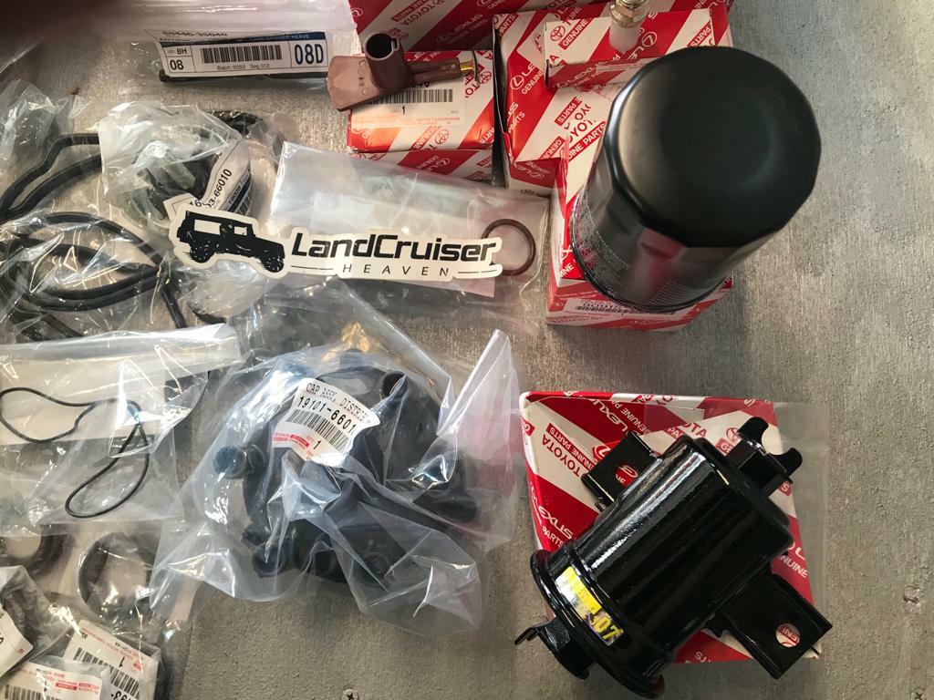 OEM Toyota 1FZ-FE Complete Engine Tune-up Kit 93-97 80 Series Land Cruiser - Image 2