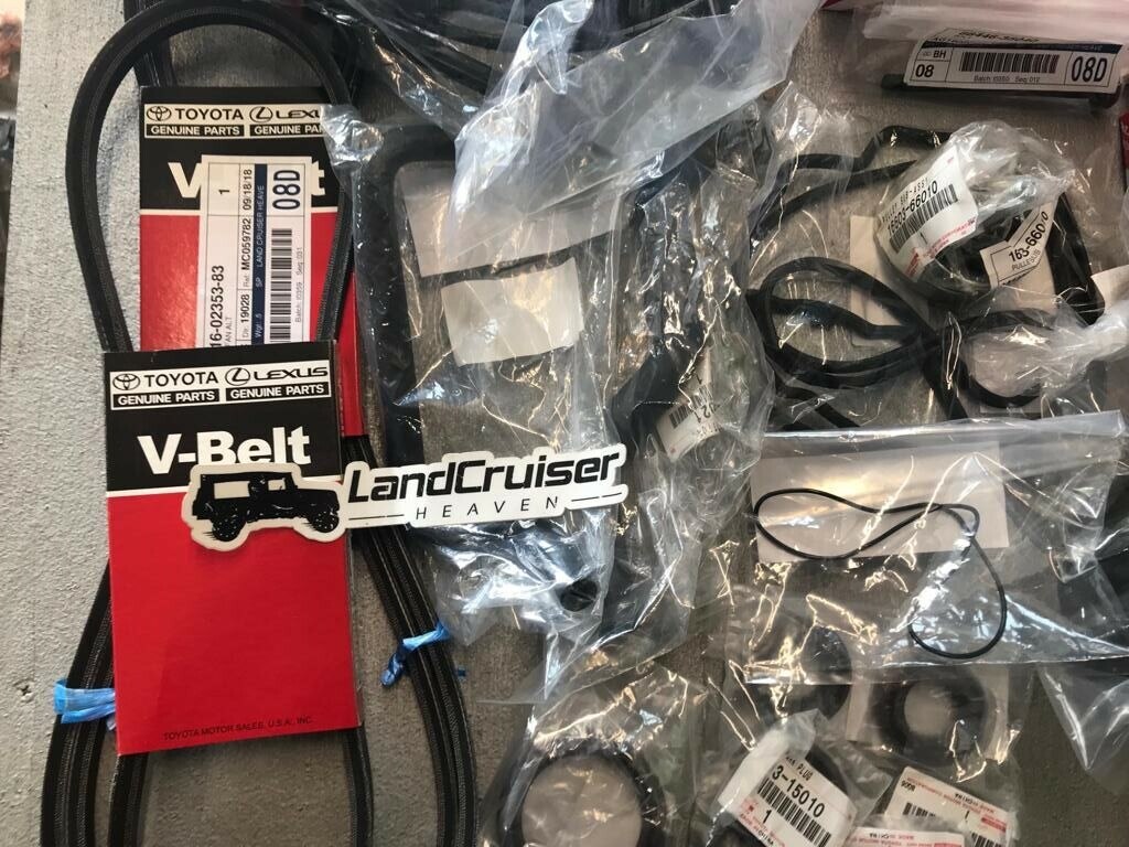 OEM Toyota 1FZ-FE Complete Engine Tune-up Kit 93-97 80 Series Land Cruiser - Image 3