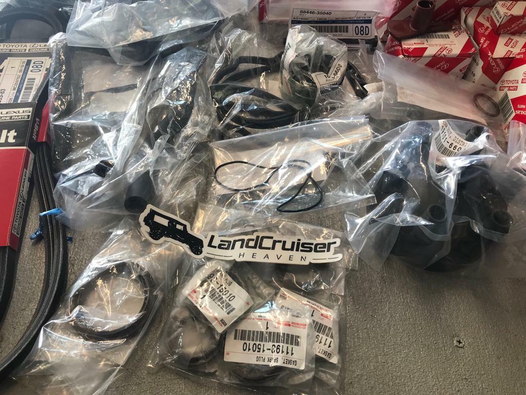 OEM Toyota 1FZ-FE Complete Engine Tune-up Kit 93-97 80 Series Land Cruiser - Image 4